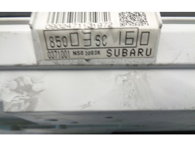 Přístrojová deska  Subaru Forester SH 2011 85003SC160, 0371001  