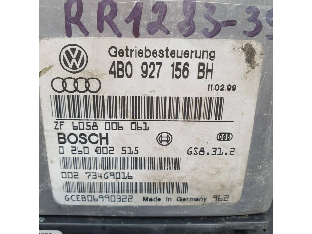 Блок управления коробкой передач 4B0927156BH, 0260002515   Audi A6 S6 C5 4B