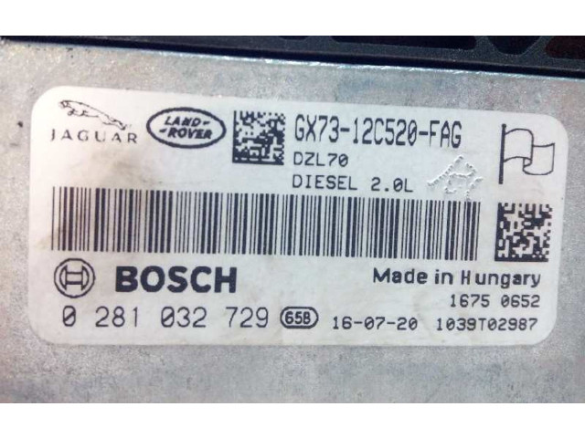 Řídící jednotka GX7312C520FAG, LR092668   Land Rover Range Rover Velar 2017