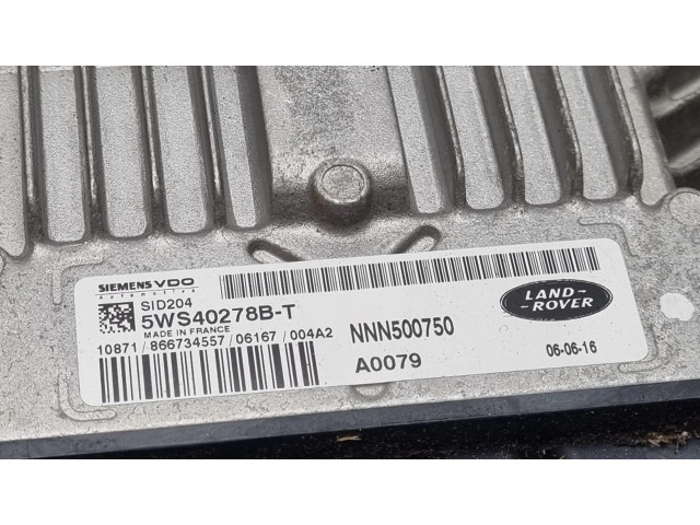 Řídící jednotka 5WS40278BT, NNN500750   Land Rover Range Rover Sport L320 2006