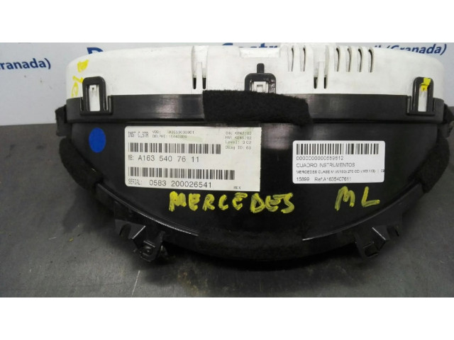 Панель приборов A1635407611, CUADROINSTRUMENTOS   Mercedes-Benz ML W163       