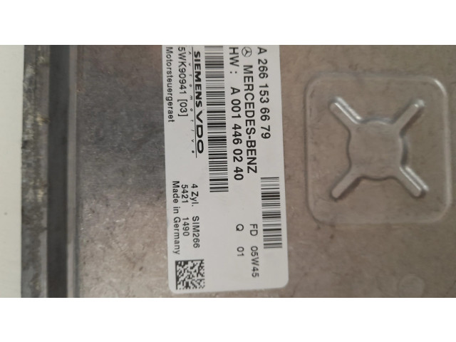 Řídící jednotka A2661536679   Mercedes-Benz A W169 2008