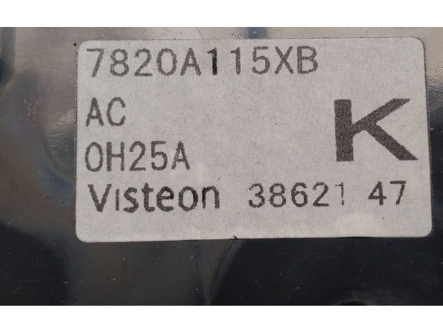 Блок управления климат-контролем 7820A115XB   Mitsubishi ASX