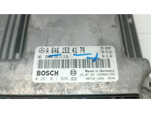 Řídící jednotka A6461534179, 1039S01793   Mercedes-Benz E W211 2003