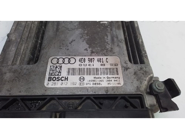 Řídící jednotka 4e0907401c   Audi A8 S8 D3 4E 2002
