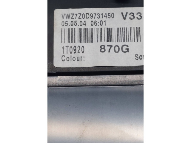 Přístrojová deska  Volkswagen Touran I 2005 1T0920870G  