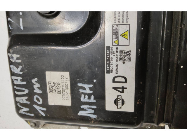 Блок управления двигателя 237105X34B, MB2757004580   Nissan Navara D40