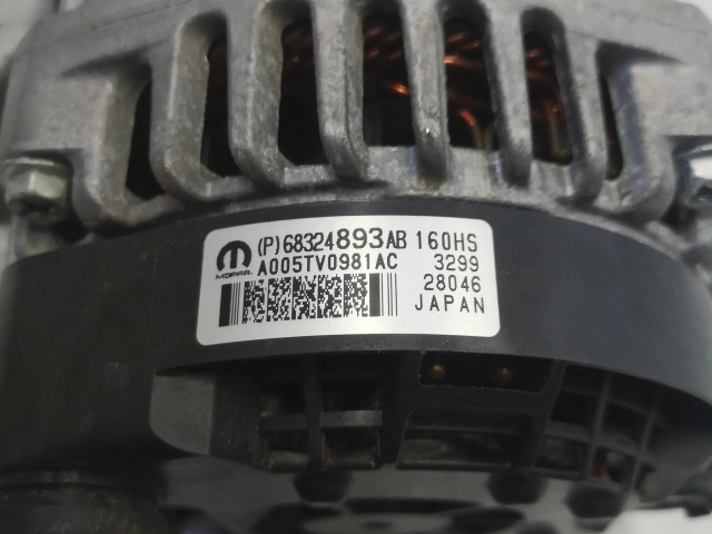 Генератор 68324893AB   Jeep Cherokee 2.4     