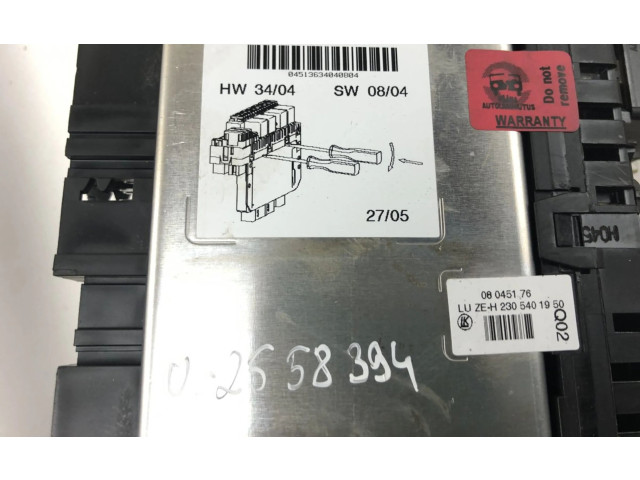   Pojistková skříňka 05045139, A2305454032   Mercedes-Benz SL R230 2005