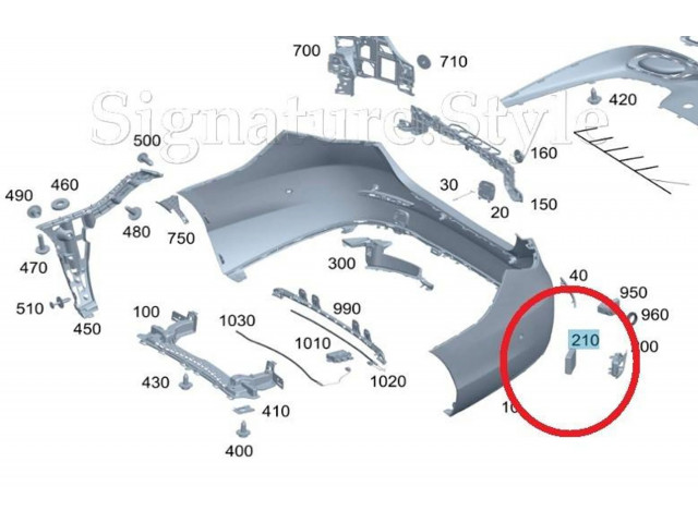 Датчик слепых зон A0009059417, A0009051416   Mercedes-Benz EQE v295