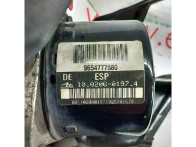 Jednotka ABS 9654777580,    Peugeot 107 