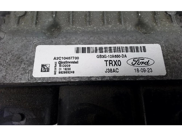Řídící jednotka GB3G-12A650-DA   Ford Ranger 2011