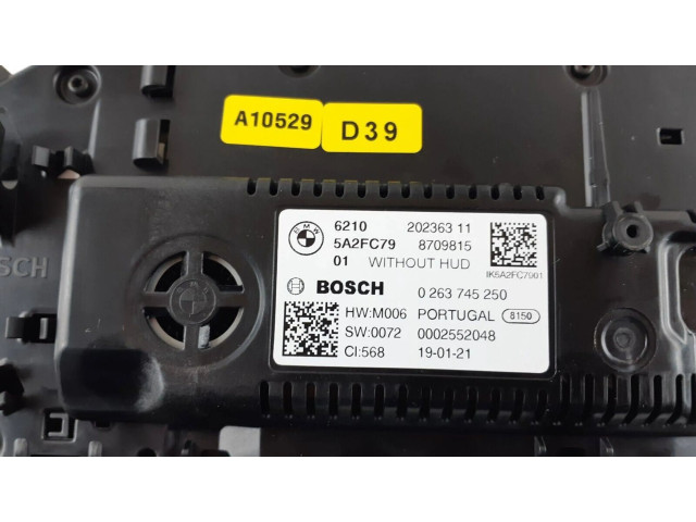 Přístrojová deska  BMW 3 G20 G21 2020 5A2FC79, 62105A2FC79  