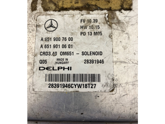 Řídící jednotka A6519007600, 28391946   Mercedes-Benz A W176 2014