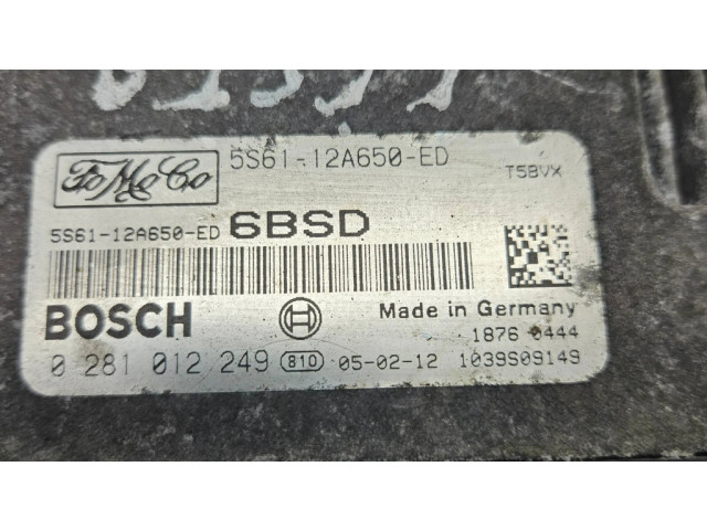 Řídící jednotka 5S6112A650ED, 0281012249   Ford Fiesta 2006