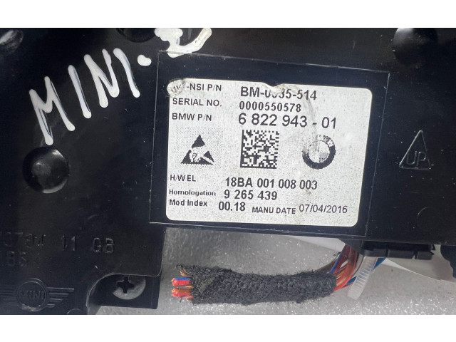 Přístrojová deska  Mini One - Cooper F56 F55 2016 6822943  