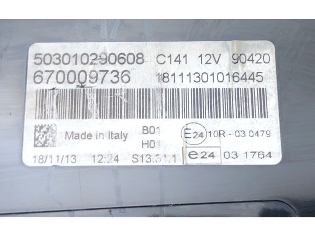 Přístrojová deska  Maserati Quattroporte 2013 670009736  