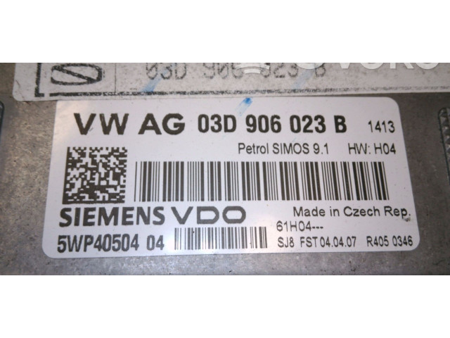 Блок управления двигателя 03D906023B, 03D906023B   Volkswagen Fox