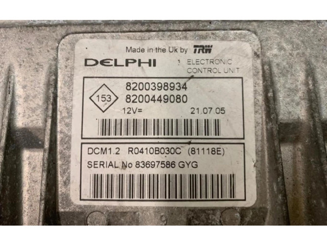 Řídící jednotka 8200398934   Renault Modus 