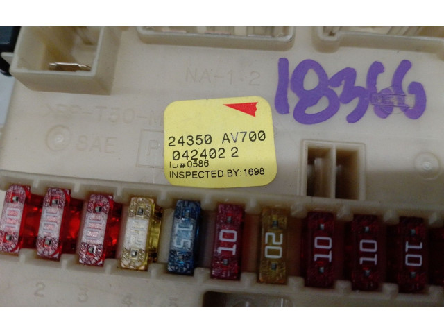 Pojistková skříňka Řídící jednotka BSM 24350AV700   Nissan Primera 2002