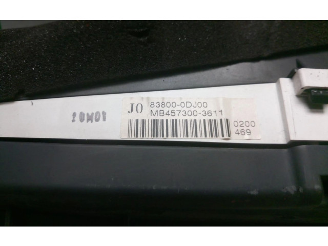 Přístrojová deska  Toyota Yaris 2009 838000DJ00  