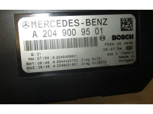   Pojistková skříňka A2049009501, A2045459601   Mercedes-Benz C W204 2009