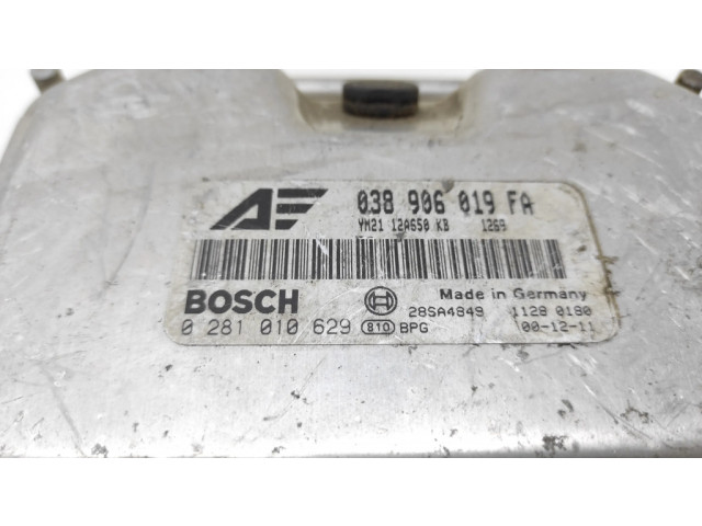 Блок управления двигателя 038906019FA, 0281010629   Ford Galaxy