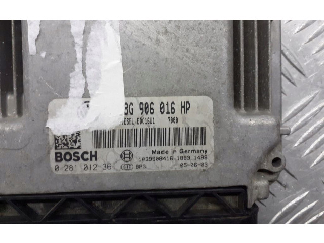 Řídící jednotka 03G906016HP   Volkswagen Touareg I 2003