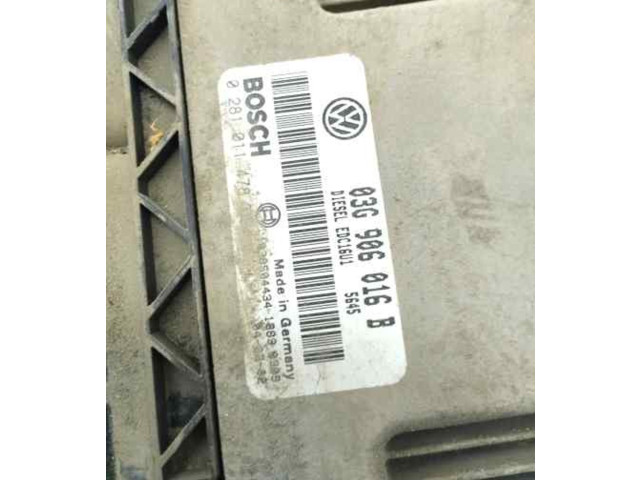 Řídící jednotka 03G906016B   Volkswagen Passat Alltrack 2008