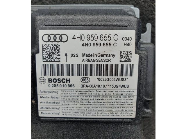 Блок подушек безопасности 4H0959655C, 0285010856   Audi A6 S6 C7 4G