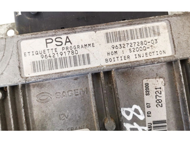 Řídící jednotka 9642191780, 9632727280-03   Citroen Xsara Picasso 2000