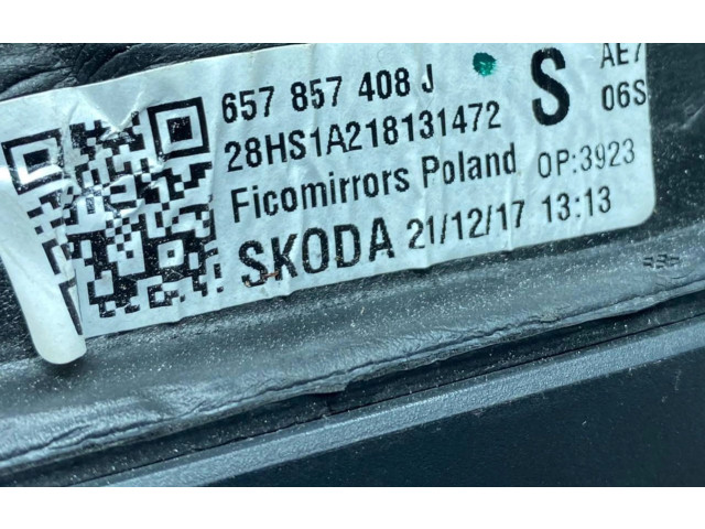 Zpětné zrcátko  Skoda Scala 2020  657857408J, E90411758  