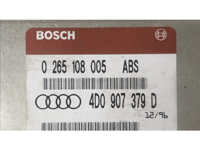 Блок управления АБС 0265108005, 4D0907379D   Audi 100 S4 C4