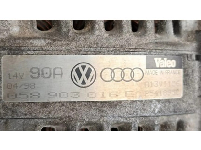 Генератор 058903016e   Volkswagen PASSAT B5 1.6     