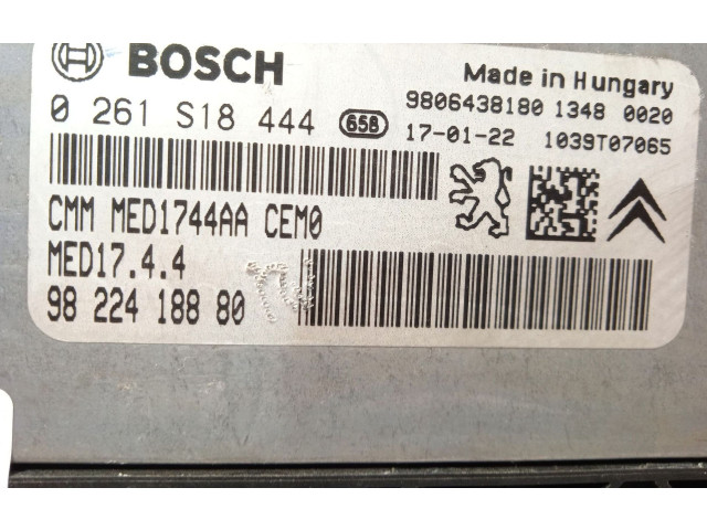 Řídící jednotka 9822418880, 9806438180   Peugeot 3008 II 2017