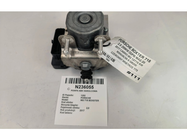 Jednotka ABS 982614095A, 0265256916   Porsche Boxster 982 2017
