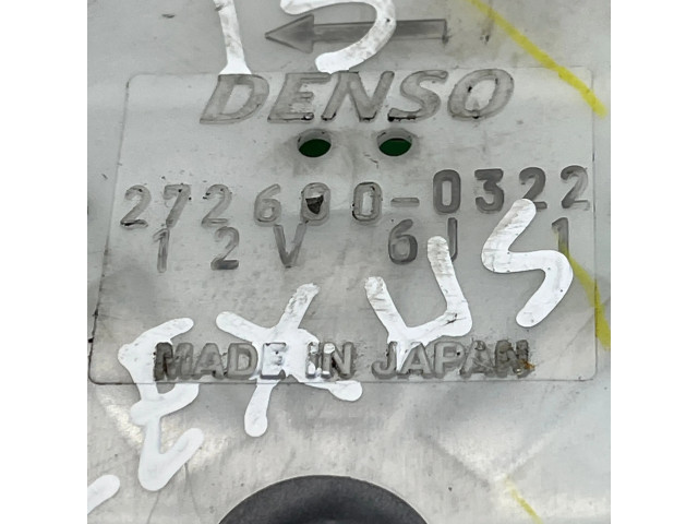 Вентилятор печки    2726000321   Lexus IS 220D-250-350