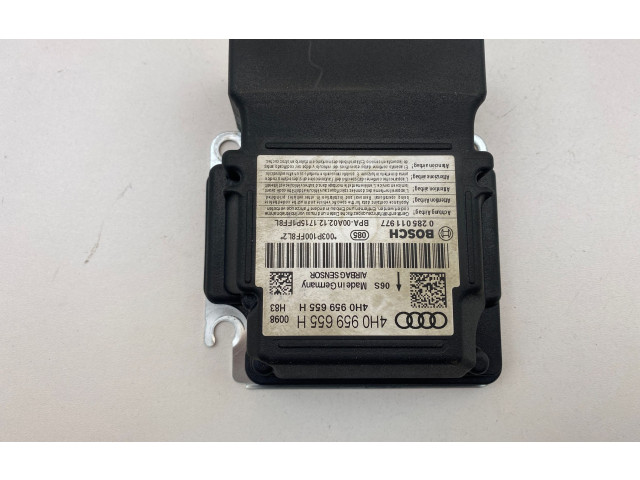 Блок подушек безопасности 4H0959655H, 0285011977   Audi A6 S6 C7 4G