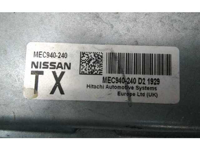 Řídící jednotka MEC940240, MEC940240D21929   Nissan Qashqai 2007