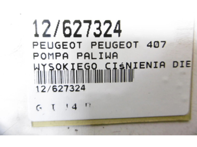 Vstřikovací čerpadlo 9651844380, 9651844380   Peugeot 407    9 