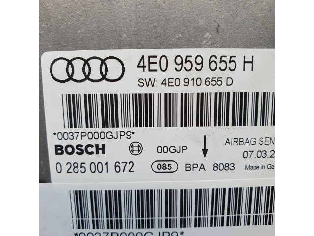 Блок подушек безопасности 4E0959655H, 4E0910655D   Audi A8 S8 D3 4E