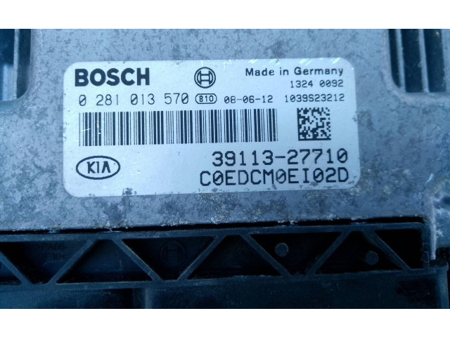 Řídící jednotka 0281013570, 3911327710   KIA Ceed 2007