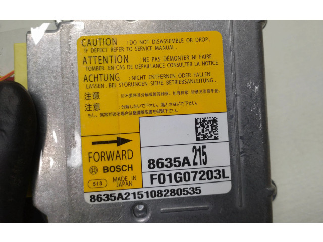 Блок подушек безопасности 8635A215, F01G07203L   Mitsubishi ASX