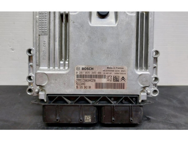 Řídící jednotka 9832694380, 0281035365   Peugeot 3008 II 2019