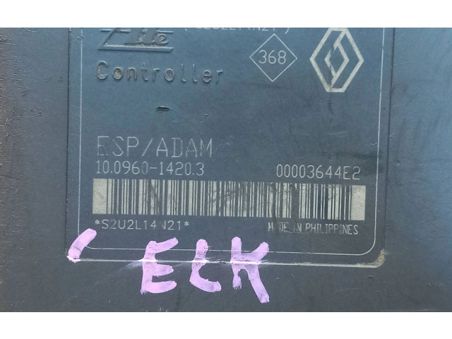 Блок АБС 10096014203, 8200183452   Renault  Laguna II  2001 - 2007 года