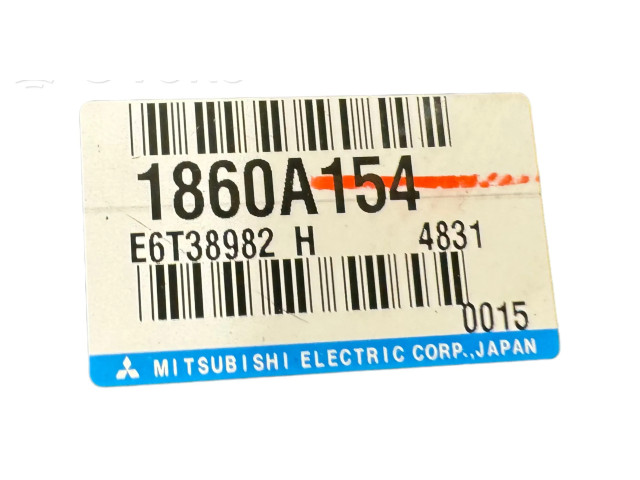 Řídící jednotka 1860A154, E6T38982H   Mitsubishi Outlander 2007