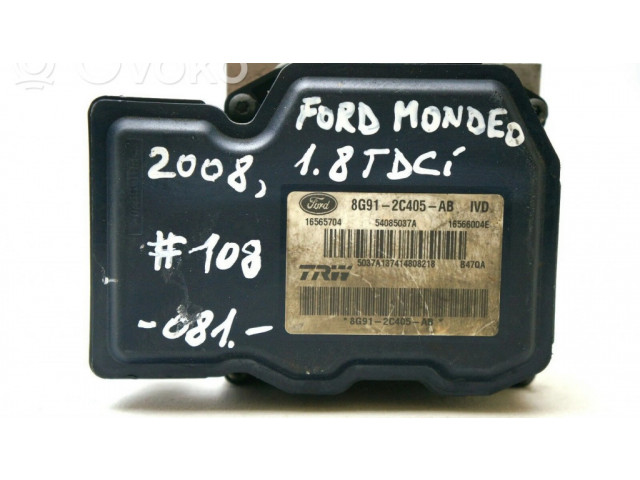 Блок АБС 8G912C405AB   Ford  Mondeo MK IV  2007-2014 года