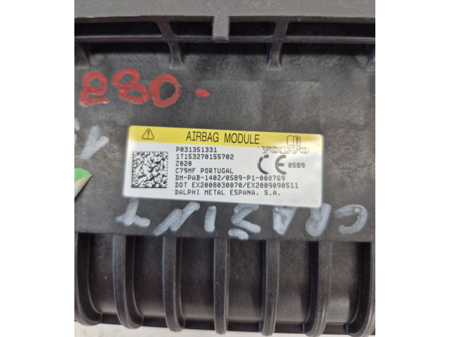 Поршень Надувная подушка для пассажира  31351331, 031351331  Volvo XC90  