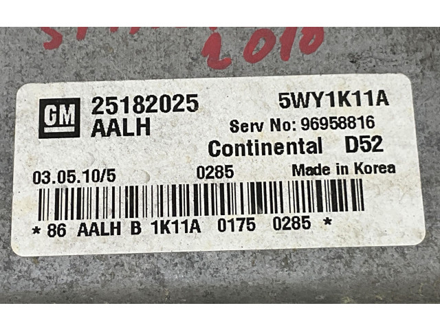Řídící jednotka 25182025, 25182025   Chevrolet Spark 