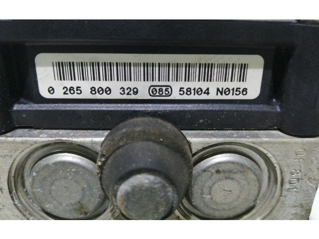 ABS Steuergerät 0265800329, R202303588   Renault Modus 2005